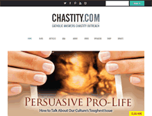 Tablet Screenshot of chastity.com